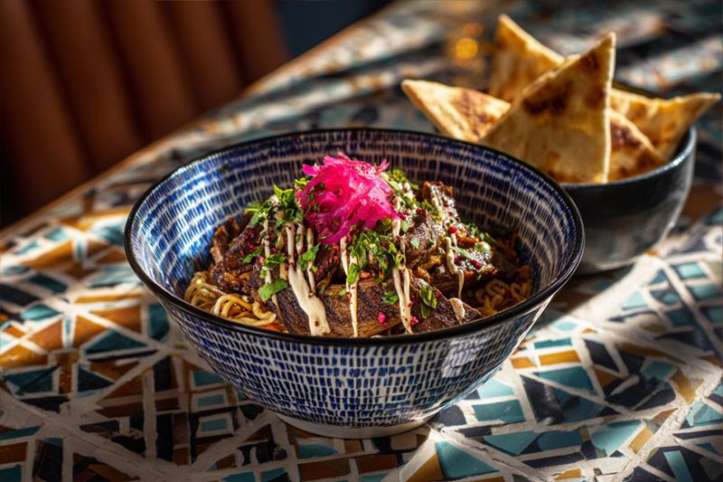 Beef Shawarma Ramen Bowl
