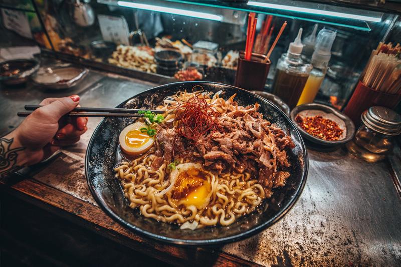 Crispy Pork Shoulder Mazemen Ramen
