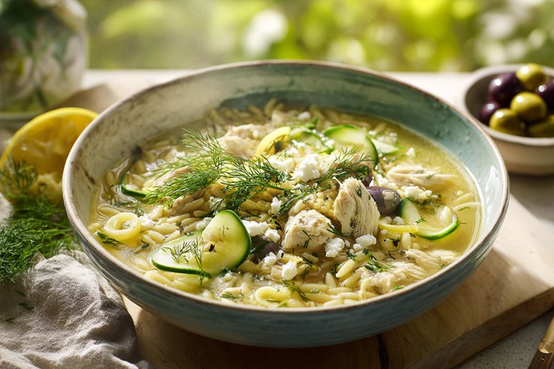 Lemon Chicken Orzo Ramen - Today's Ramen