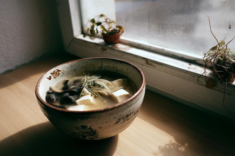 Shiitake Tofu Ramen - Today's Ramen