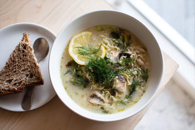Smoked Mackerel Dill Ramen